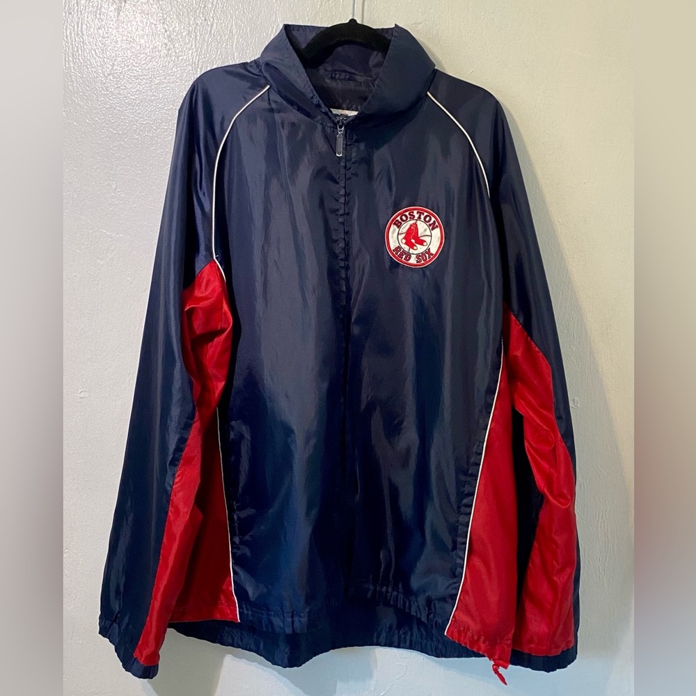 Genuine Merchandise Boston  Red Sox lightweight jacket.Red,white and blue.XL